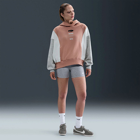 Толстовка NIKE W NSW PHNX FLC REMIX OOS HDY