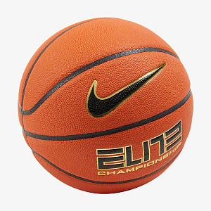 Мяч баскетбольный NIKE ELITE CHAMPIONSHIP 8P 2.0 DEFLATED AMBER/BLACK/METALLIC GOLD/BLACK 07