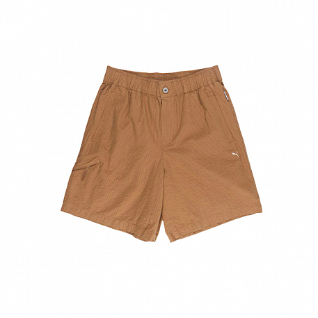 Шорты Puma MMQ Seersucker Shorts Tiger s Eye