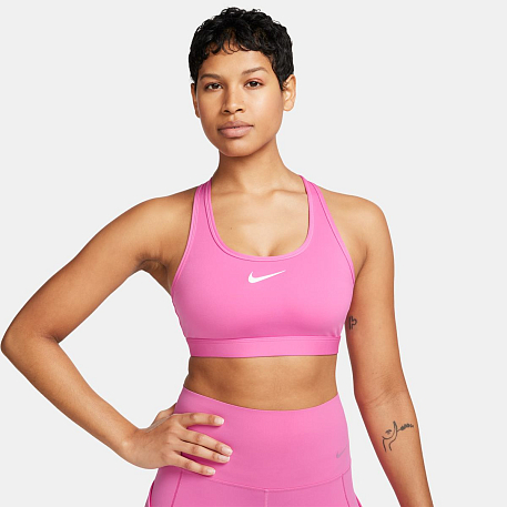 Топ NIKE W NK SWSH MED SPT BRA