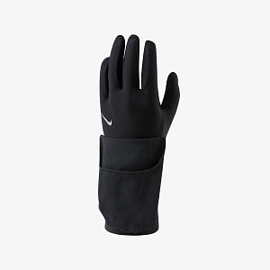 Перчатки для бега Nike TRANSFORM RUNNING GLOVES BLACK/BLACK/SILVER L
